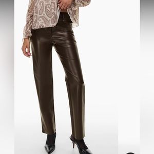 Aritzia the Melina leather pants